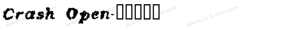 Crash Open字体转换